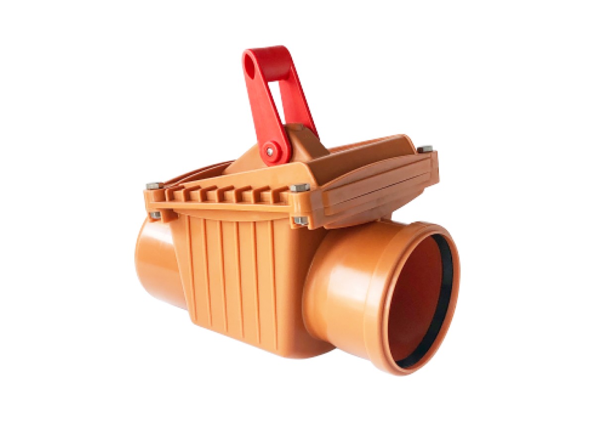 Клапан обратный 110 наруж. канализ.