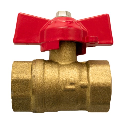 Кран шар. баб. 1/2", гайка-гайка, вода 11Б27п1