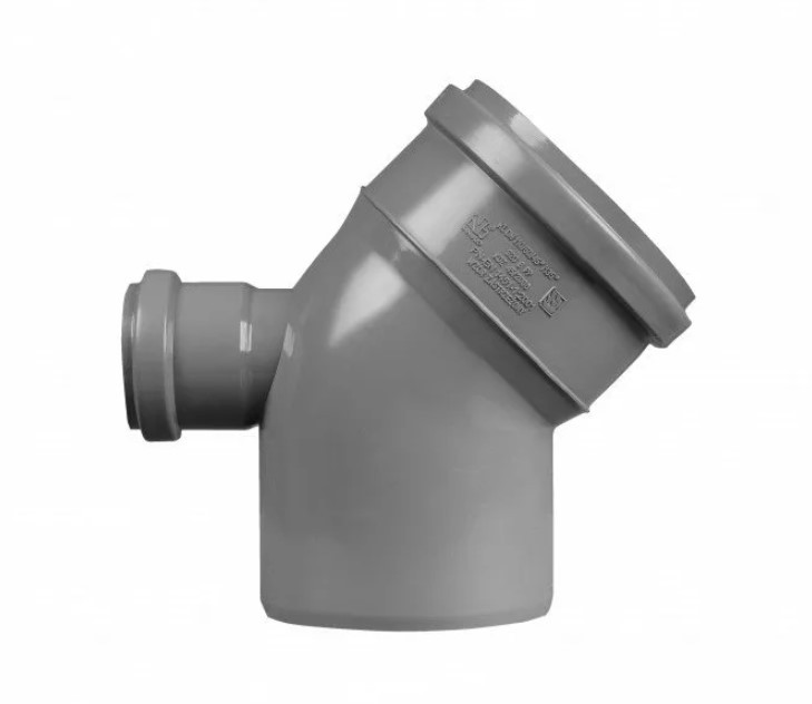 Отвод ПНД 110-45*, с выходом 50 (сзади) внутр. канализ.