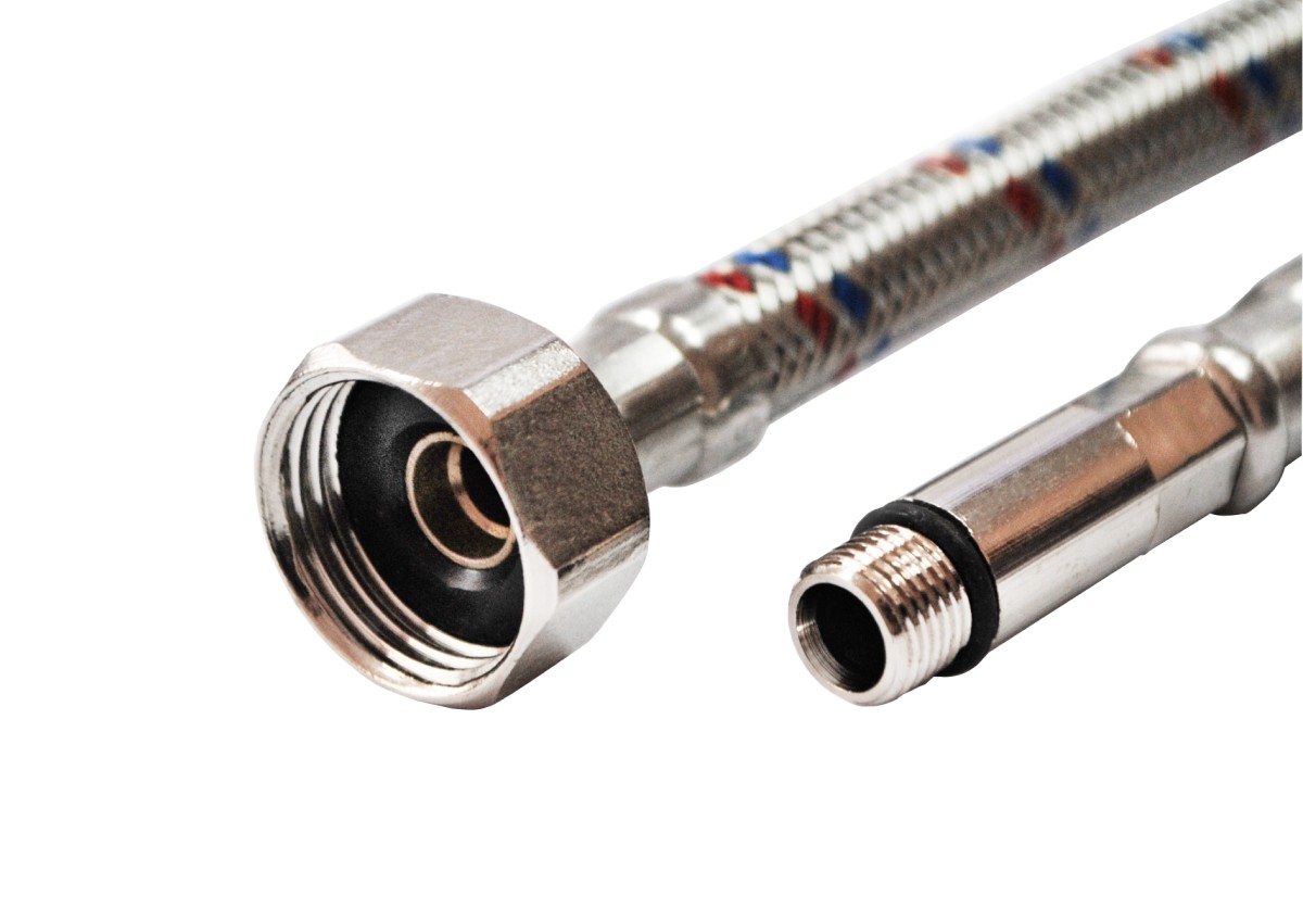 Подводка гибкая для смесителей 1/2"хМ10, 0,5 м