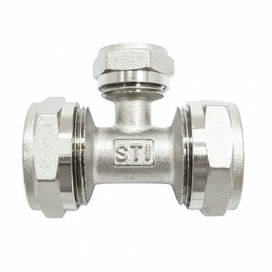 Тройник обжимной 26х16х26