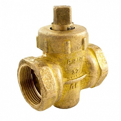 Кран пробковый 1/2" (11Б12бк)