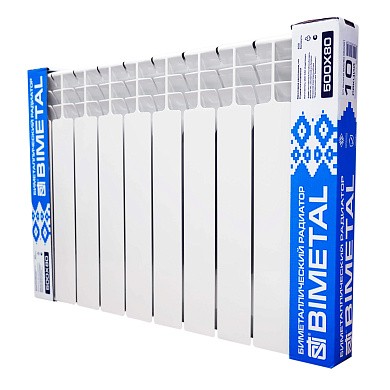 Радиатор биметаллический 500/80, 10 секций STI