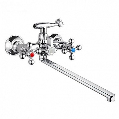 Смеситель для ванны, двуручный, длинный излив LIGEYA L2361