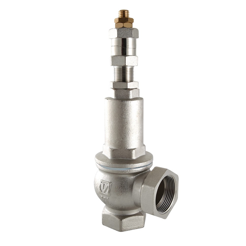 Клапан предохранительный 1/2", 1-12 бар, регулируемый, гайка-гайка VALTEC