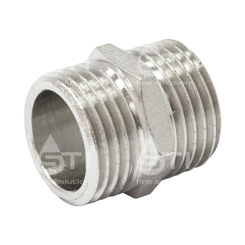 Ниппель 1/2" никелированный