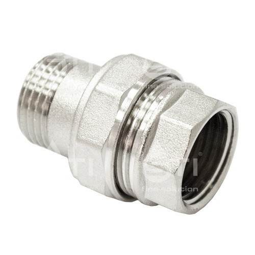 Соединитель 1/2'' прямой, никелированный
